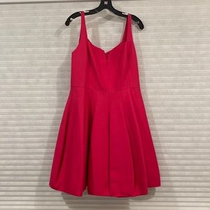 NWT Halston Heritage Hot Pink Cocktail Party Dress Size 10